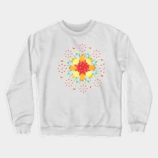 Rose Sputnik Crewneck Sweatshirt